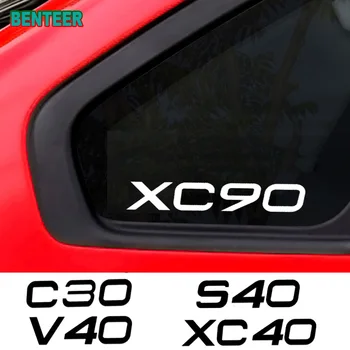 2шт Наклейка на окна автомобиля Volvo C30 C70 V40 V50 V60 V70 V90 S40 S60 S80 S90 XC40 XC60 XC70 XC90 AWD T6