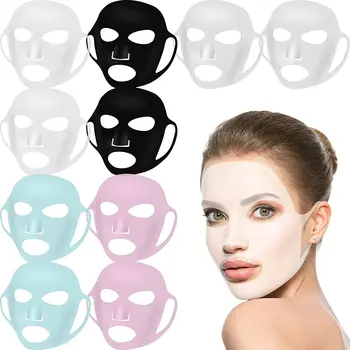 Новый многоразовый силиконовый держатель маски для лица для листовых масок, увлажняющий чехол для маски для лица, предотвращающий испарение, косметический инструмент для лица
