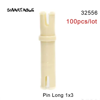 Умный набор деталей MOC High-Tech Pin Long 1x3, креативные развивающие Игрушки, Совместимые 32556 100 шт./лот